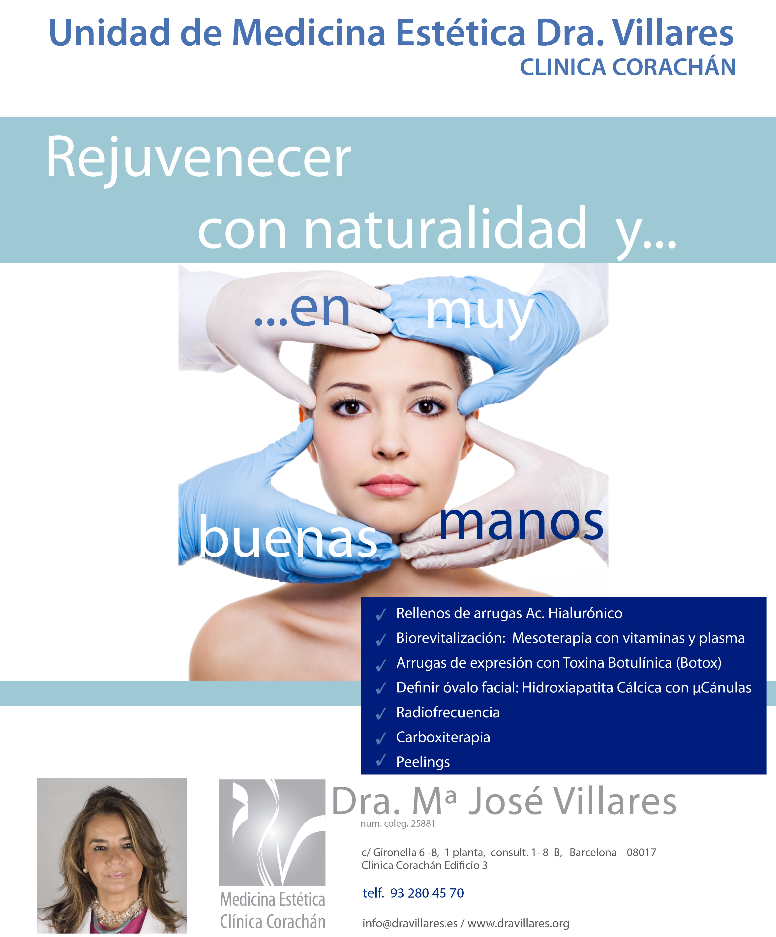 LV_ES_27_oct_2012 ‣ Doctora Villares | Clínica de Medicina Estética en Barcelona CArtel unidad de medicina estética Doctora Villares